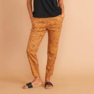Marine Layer Allison Pant in Cheetah Print, Medium